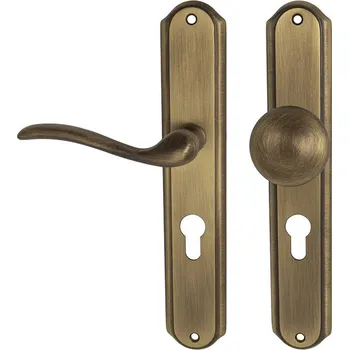 MPK - JULIA - SO PZ otvor pro vložku, 90 mm, koule/klika levá OGS - Bronz česaný matný