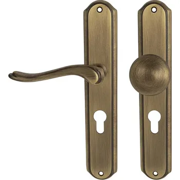 MPK - ROMEO - SO PZ otvor pro vložku, 90 mm, koule/klika levá OGS - Bronz česaný matný