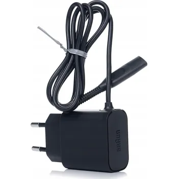 Napájecí adaptér Braun pro holicí strojky a zastřihovače Series 3 5 6 7 8 9 MGK BT černý