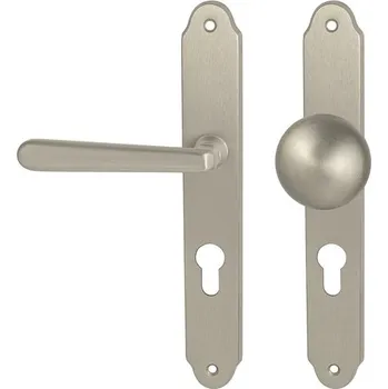 MPK - ALT WIEN PZ otvor pro vložku, 90 mm, koule/klika levá NP - Nikl perla