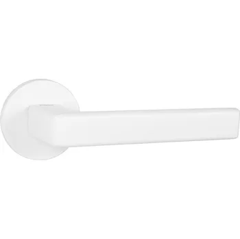 Dveřní kování TI - SONIA - R 3095 5S klika/klika, bez spodní rozety WS - Bílá matná (152)