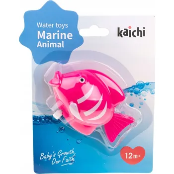 Hračka pro nejmenší Natahovací plovoucí ryba Hračka do vany růžová