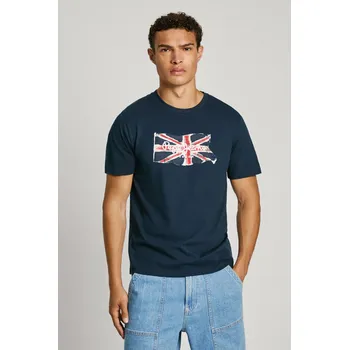 Pánské tričko Pepe Jeans Pánské tričko CLAG Barva: modrá, Velikost: L