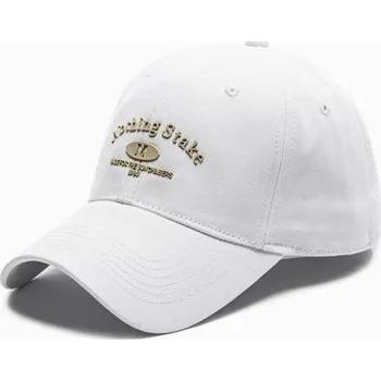 Kšiltovka Inny Módní kšiltovka v bílé barvě H149