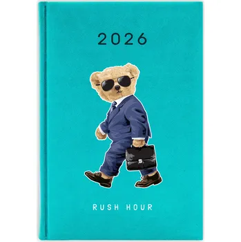 Kalendář Knižkový kalendář 2026 A5 FunnyCase modrý