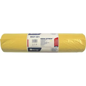 Pytle na odpadky Plastové pytle na odpadky Merida Žluté pytle na odpadky 120 l 25 ks