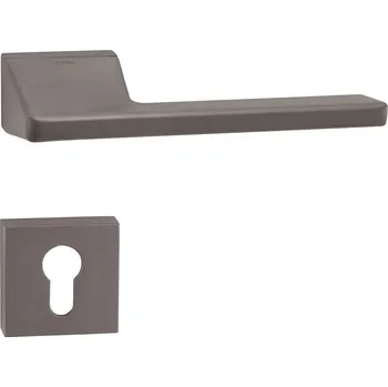 Dveřní kování TI - SALINAS - RT 4130RT rozety PZ, klika/klika T - Titan (141)