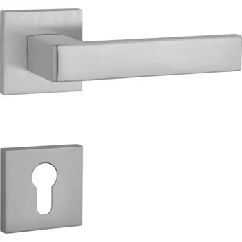 Dveřní kování AT - SULLA - HR 7S rozety PZ, klika/klika OCS - Chrom broušený
