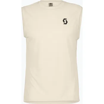 Pánská móda Pánské běžecká tričko SCOTT Endurance Lt Tank cotton white