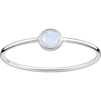 Prsten Stříbrný prsten LARI Měsíční kámen Velikost: 5/49 Ag 925/1000