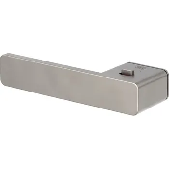 Dveřní kování GK - R8 ONE S2L s uzamykáním bez spodní rozety, klika/klika s uzamykáním levá Velvet šedá (22)