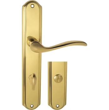 MPK - JULIA - SO klika/klika, WC klíč, 90 mm OLV - Mosaz leštěná lakovaná