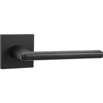 Dveřní kování MPK - PRIMA - HR SQ6 bez spodní rozety, klika/klika BS - Černá matná