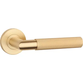 SH - OVAL - R 1742 PRO 8 MM klika/klika, bez spodní rozety OLS - Mosaz broušená