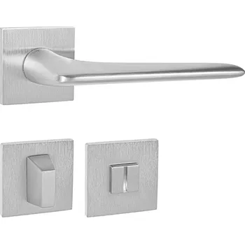 Dveřní kování TI - OPTIMAL - HR 4164Q 5S rozety WC, klika/klika OCS - Chrom broušený (96)