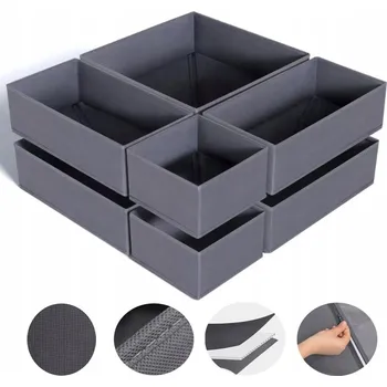 Organizér oblečení SADA 8 ORGANIZÉRŮ S PŘEPÁŽKAMI DO SKŘÍNĚ ZÁSUVKY NA OBLEČENÍ SPODNÍ PRÁDLO