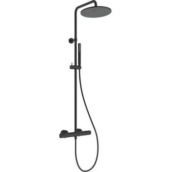 Vodovodní baterie Ideal Standard Ceratherm T25 Sprchový set s termostatem, průměr 25 cm, hedvábná černá