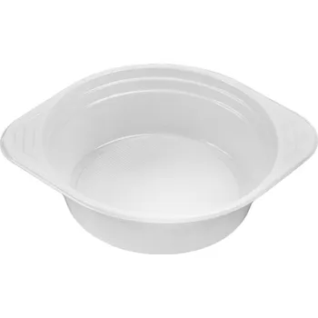 Plastové misky na polévku flaczarki bílé 500 ml 100 ks