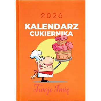 Kalendář Knižkový kalendář 2026 A5 Cute Cups oranžový