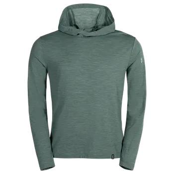 Zajo Kora Men's Merino Hoodie Volná mikina z merino vlny s poutky na palce a kapucí