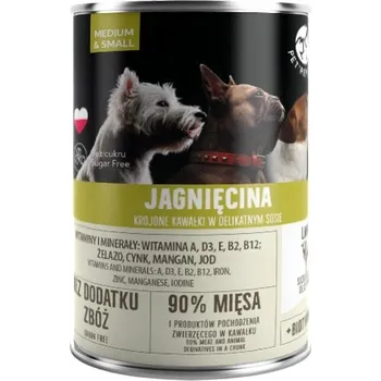 Krmivo pro psa Pet Republic vlhké krmivo pro psy s jehněčím masem 400g
