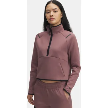 Dámské oblečení Dámská mikina Under Armour Unstoppable Flc HZ-BRN 6003671-651 Hnědá SM