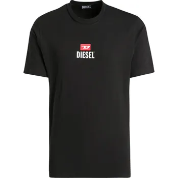 DIESEL D Black tričko XS Černá