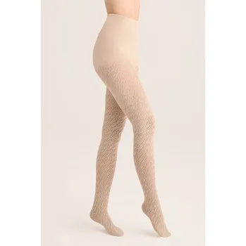 Dámské punčochy Hřejivé punčocháče Cashmir II 150 DEN béžové M