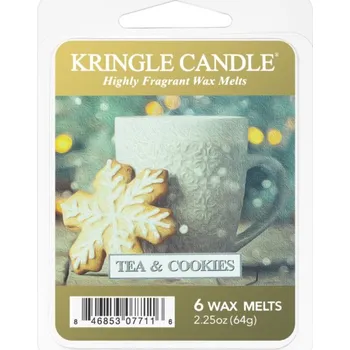 vonný vosk Kringle Candle Tea & Cookies vosk do aromalampy 64 g