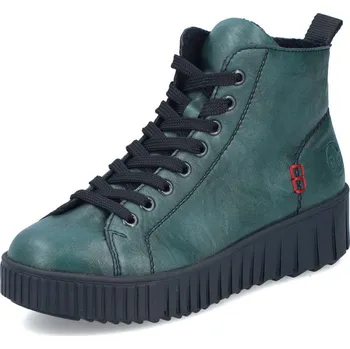 Dámské kozačky Dámská kotníková obuv RIEKER Y6121-54 zelená W5 41