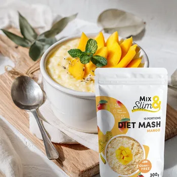 Keto dieta MixSlim Dietní kaše mango 300g (10 porcí)
