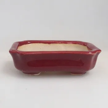 Květináč Mini bonsai miska 5,5 x 3,5 x 1,5 cm vínová 1420-M25-5653