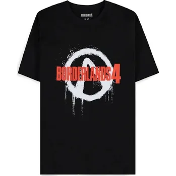 Pánské tričko Tričko Borderlands 4 - Logo M Černá