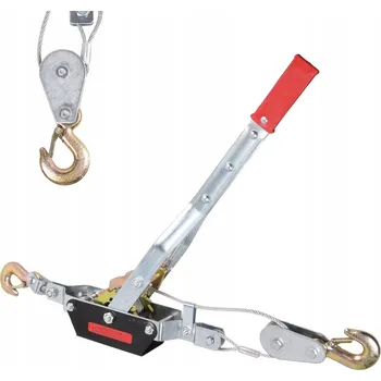 RUČNÍ LANOVÝ NAVIJÁK 2T, NOSNOST 2000 kg, S HÁKY