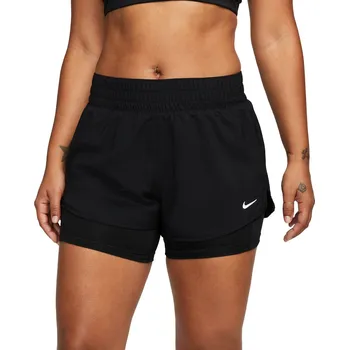 Dámské kraťasy Šortky Nike W NK ONE DF MR 3IN 2N1 SHORT dx6012-010 Velikost M