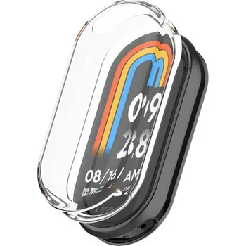 Silikonový kryt pro Xiaomi Smart Band 8 - Transparentní