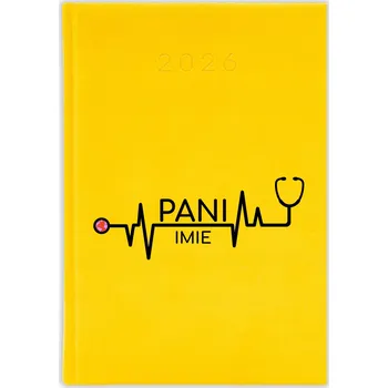 Diář Knižní diář 2026 A5 FunnyCase žlutý