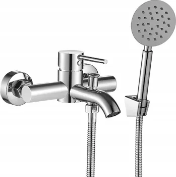 Vodovodní baterie Nástěnná vanová baterie s jednou pákou Kuchinox NOIA, stříbrná