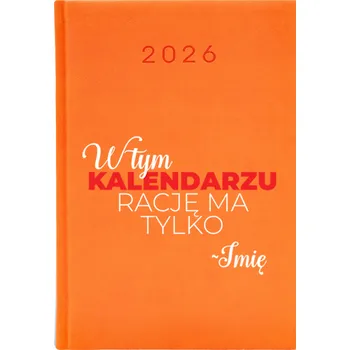 Kalendář Knižkový kalendář 2026 A5 oranžový