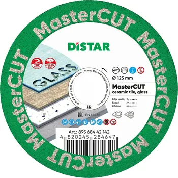 Řezný kotouč Diamantový kotouč Distar Master Cut 125 mm za sucha/za mokra