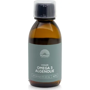 Doplněk stravy Mattisson Veganský olej z řas v tekuté formě 1200 mg - Omega 3 - 150 ml