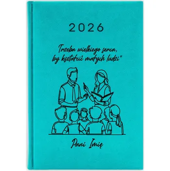 Kalendář Knižkový kalendář 2026 A5 FunnyCase modrý