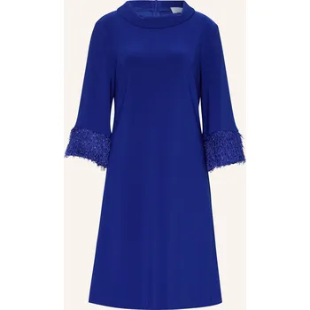 Dámské šaty Joseph Ribkoff Dámské Šaty S 3/4 Rukávem A Třásněmi, modrá, 40