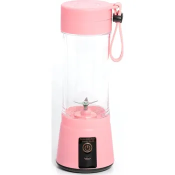 Obraz Přenosný mixér na ovoce pro smoothie 380 ml růžový