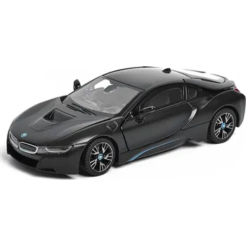 autíčko BMW i8 2015 černá 1:24 - Rastar BMW i8 2015 - kovový model auta