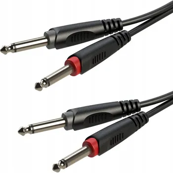 Audio kabel Kabel jack 6,3 mm - jack 6,3 mm Roxtone RACC100L3 3 m