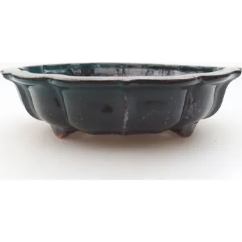 Květináč Keramická bonsai miska 18 x 18 x 5 cm zelená 1427-M25-5842