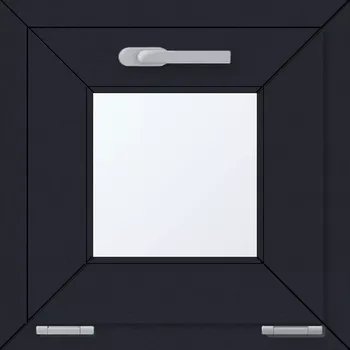 Okno Jednokřídlé plastové sklopné okno 61x41