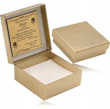 Dárková krabička ZLATÁ KRABIČKA / DÁRKOVÉ BALENÍ S GRAVÍROVÁNÍM / NA ŠPERKY DÁREK