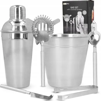 Shaker Profesionální barmanská sada na drinky šejkr 6 ks. nerezová ocel